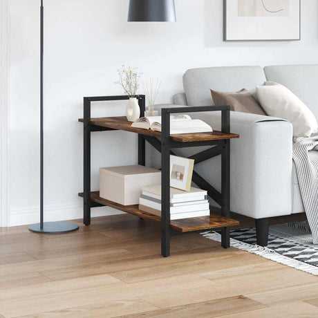 Vidaxl boekenkast 2-laags 100 x 33,5 x 64 cm bewerkt hout