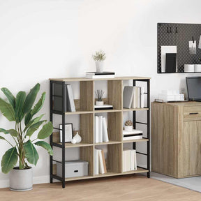 Vidaxl boekenkast 9-laags 102 x 32 x 104,5 cm bewerkt hout