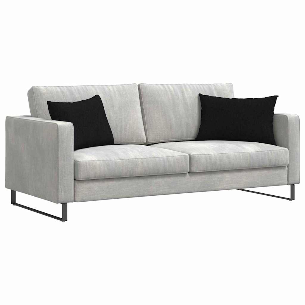 Vidaxl sofa kussens 2 pcs zwart 60 x 40 cm stof