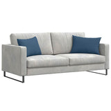 Vidaxl sofa kussens 2 pcs blauw 60 x 40 cm stof
