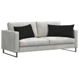 Vidaxl sofa kussens 2 pcs zwart 80 x 40 cm stof