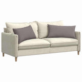 Vidaxl sofa kussens 2 pcs taupe 80 x 40 cm stof