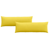 Vidaxl sofa kussens 2 pcs lichtgeel 120 x 40 cm stof