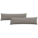 Vidaxl sofa kussens 2 stuks taupe 145 x 40 cm stof