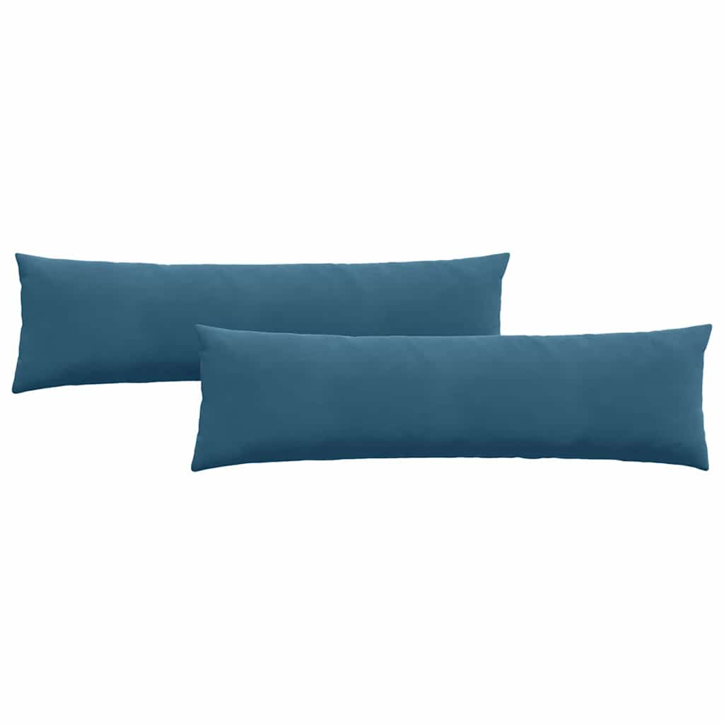 Vidaxl sofa kussens 2 stuks blauw 145 x 40 cm cordstof