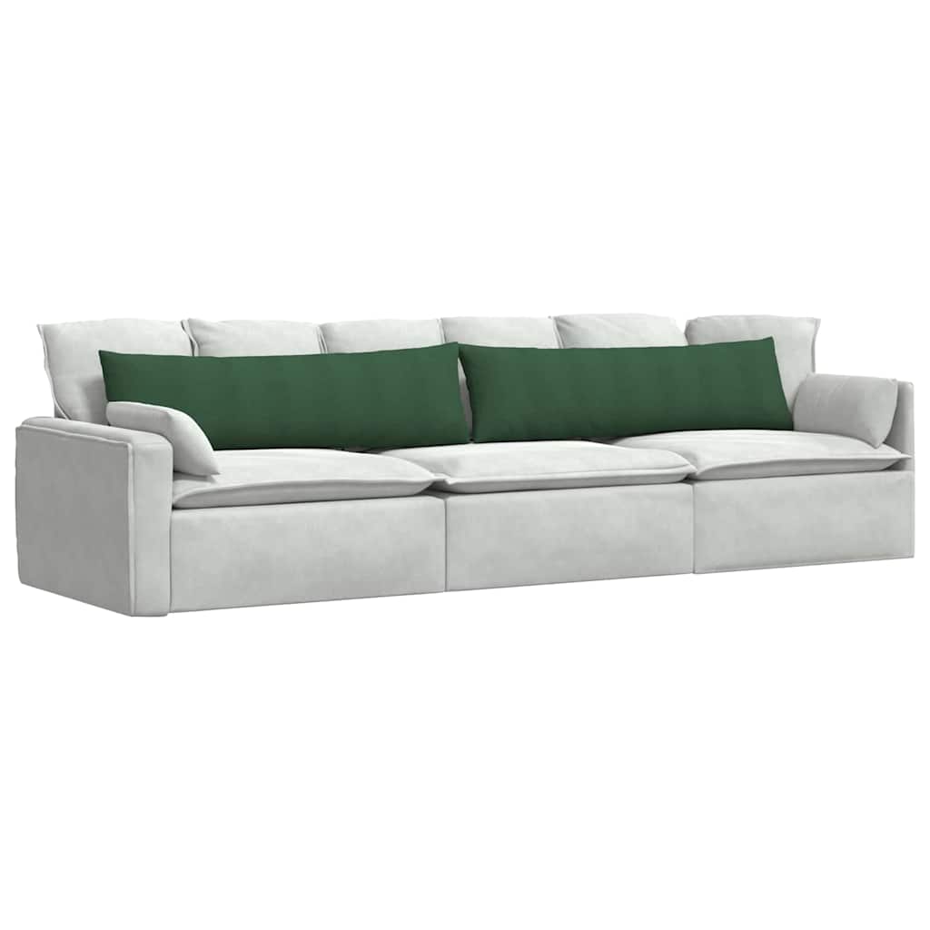 Vidaxl sofa kussens 2 stuks donkergroen 145 x 40 cm cordstof