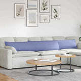 Vidaxl sofa kussens 2 pcs jeans blauw 200 x 40 cm stof