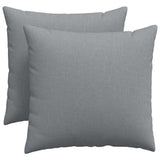 Vidaxl sofa kussens 2 pcs lichtgrijs 50 x 50 cm stof