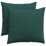 Vidaxl sofa kussens 2 pcs donkergroen 50 x 50 cm stof