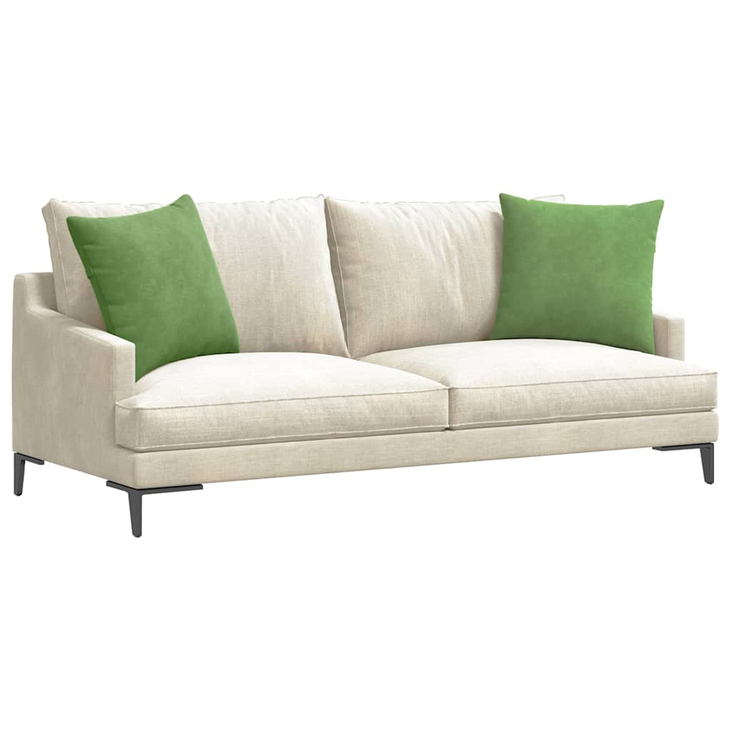 Vidaxl sofa kussens 2 stuks lichtgroen 50 x 50 cm cordstof