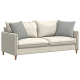 Vidaxl sofa kussens 2 stuks lichtgrijs 50 x 50 cm stof
