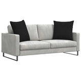Vidaxl sofa kussens 2 st stof zwart 60 x 60 cm