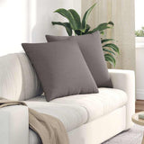 Vidaxl sofa kussens 2 pcs taupe 60 x 60 cm stof