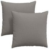 Vidaxl sofa kussens 2 pcs taupe 60 x 60 cm stof