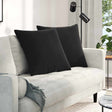 Vidaxl sofa kussens 2 stuks zwart 60 x 60 cm cordstof