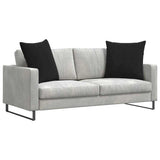 Vidaxl sofa kussens 2 stuks zwart 60 x 60 cm cordstof