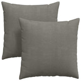 Vidaxl sofa kussens 2 stuks lichtgrijs 60 x 60 cm cordstof
