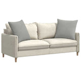 Vidaxl sofa kussens 2 stuks lichtgrijs 80 x 80 cm stof