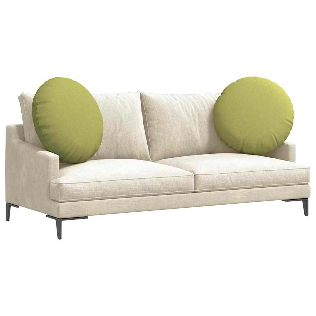 Vidaxl zitkussens 2 pcs lichtgroen ø80 x 29 cm stof