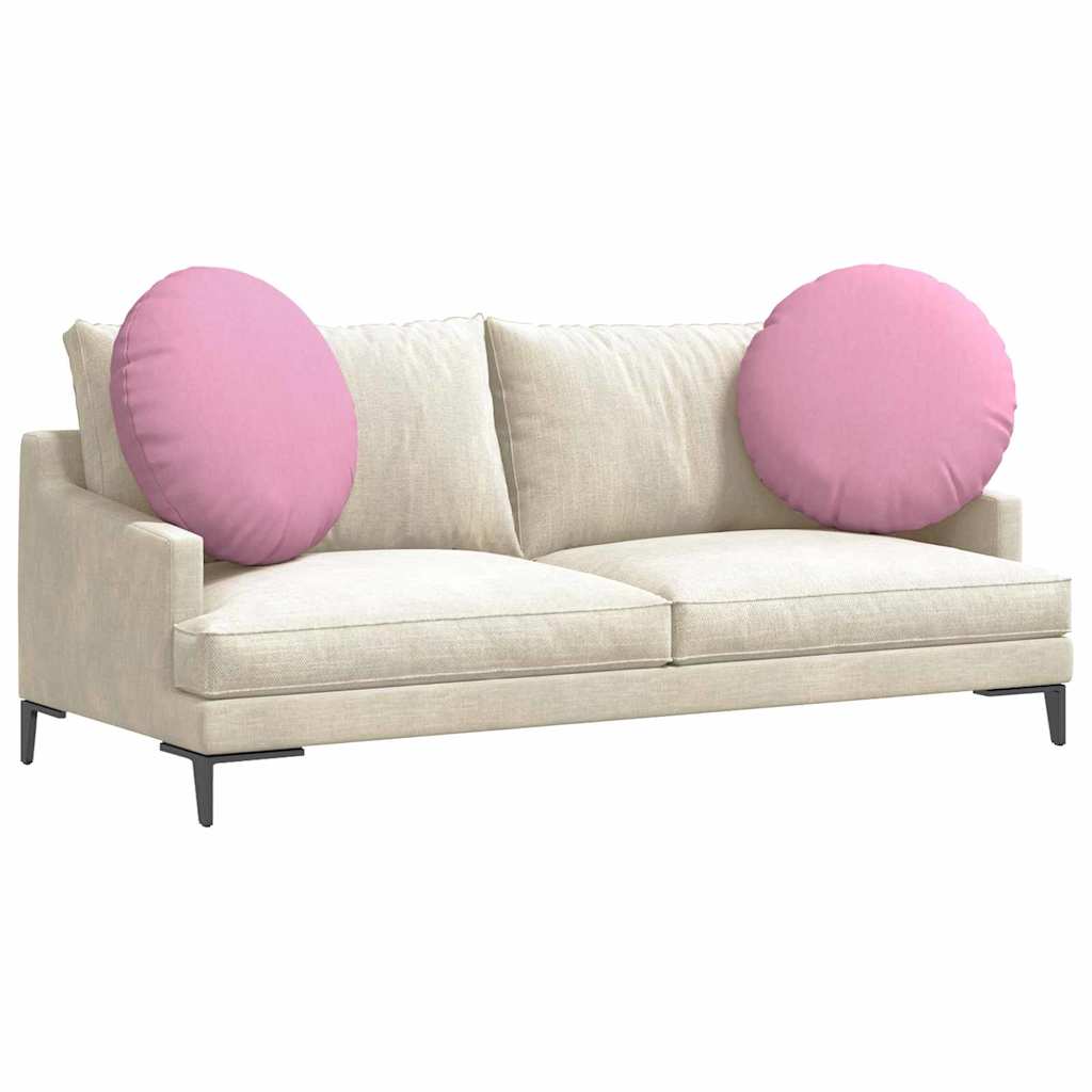 Vidaxl zitkussens 2 pcs roze ø80 x 29 cm stof