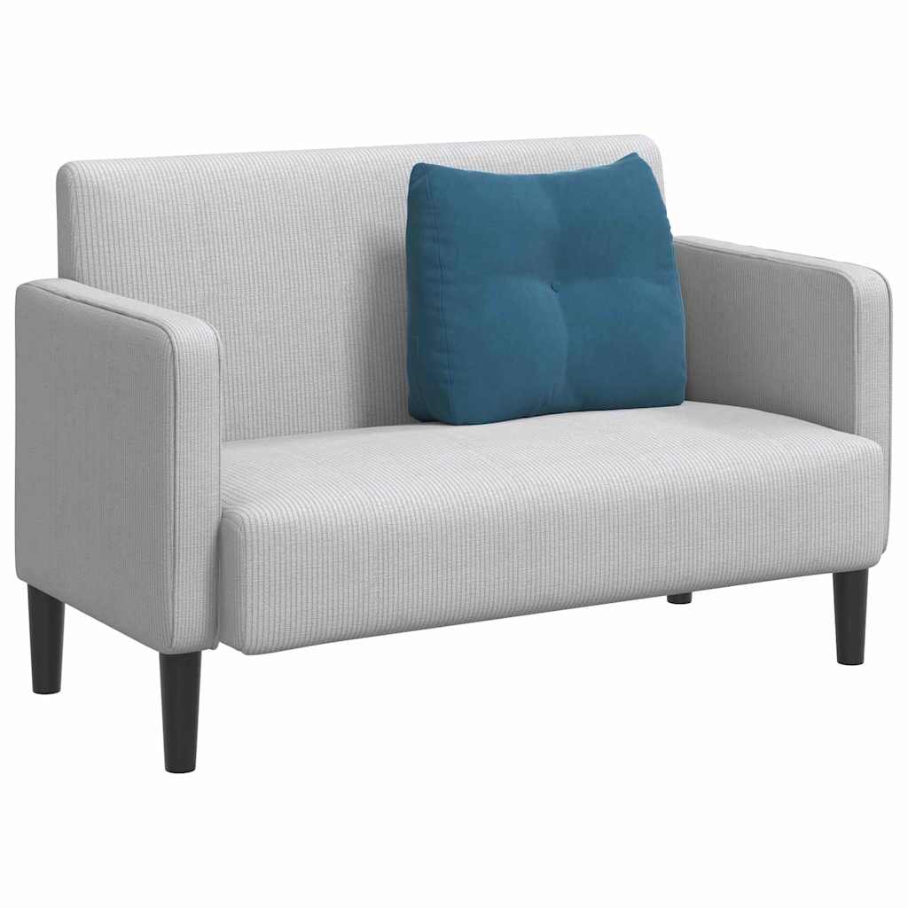 Vidaxl rugkussen blauw 60 x 24 x 50 cm fluweel