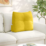 Vidaxl rugkussen geel 60 x 24 x 50 cm fluweel