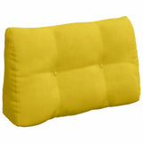 Vidaxl rugkussen geel 80 x 24 x 50 cm fluweel