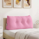 Vidaxl rugkussen roze 100 x 24 x 50 cm stof
