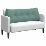 Vidaxl rugkussen zeegroen 120 x 24 x 50 cm fluweel