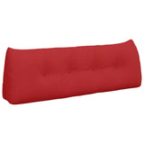 Vidaxl rugkussen rood 140 x 24 x 50 cm stof