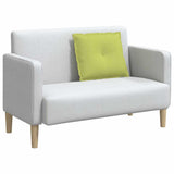 Vidaxl rugkussen lichtgroen 60 x 19 x 50 cm stof