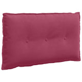 Vidaxl rugkussen wijnrood 80 x 50 cm cordstof