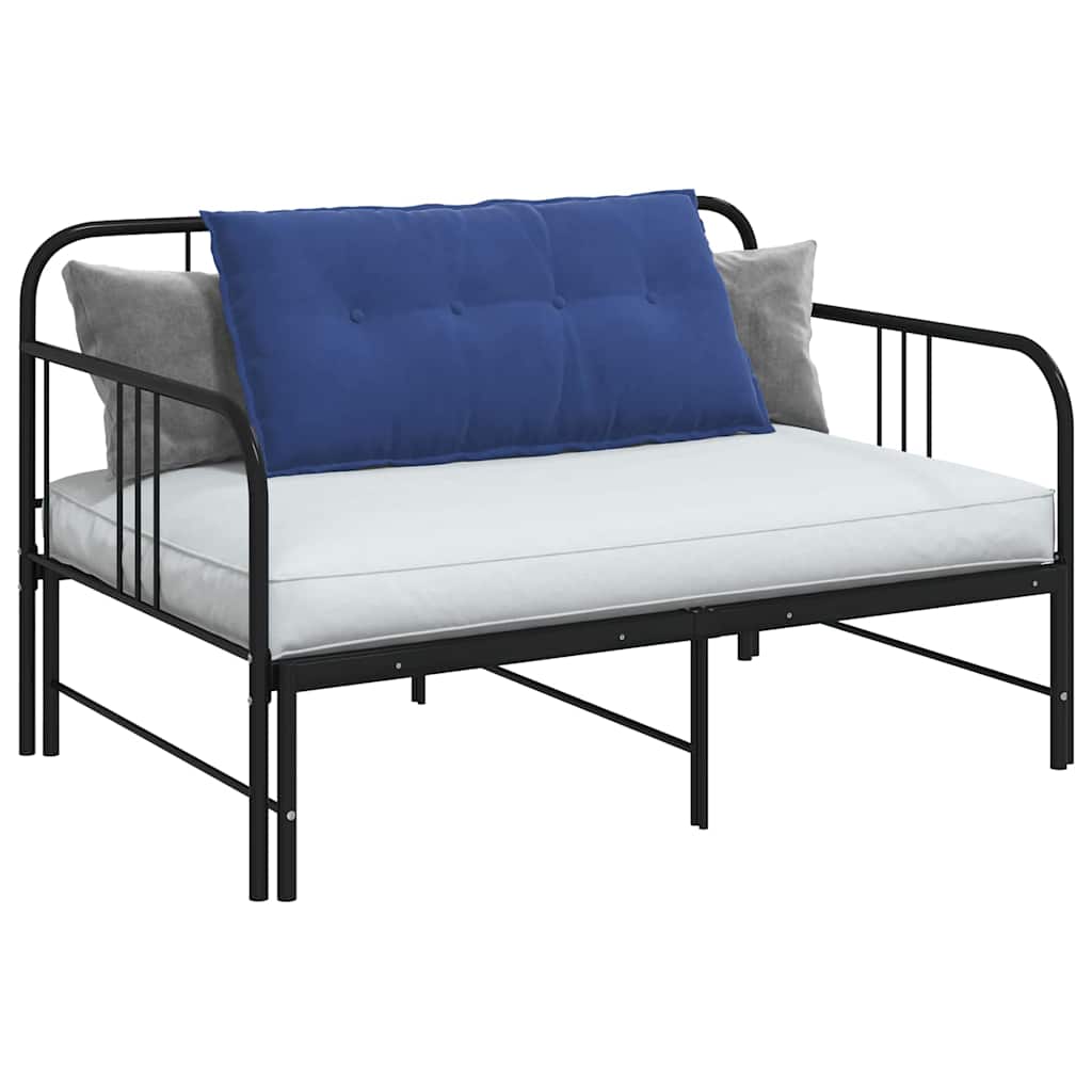 Vidaxl rugkussen politieblauw 100 x 50 cm cordstof