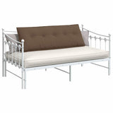 Vidaxl rugkussen bruin 140 x 19 x 50 cm stof