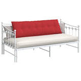 Vidaxl rugkussen rood 160 x 19 x 50 cm stof
