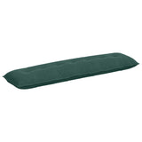 Vidaxl rugkussen donkergroen 200 x 50 cm cordstof