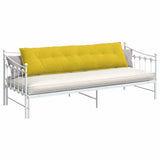 Vidaxl rugkussen geel 200 x 50 cm cordstof
