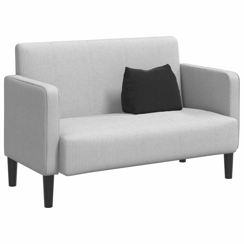 Vidaxl rugkussen zwart 45 x 20 x 35 cm cordstof