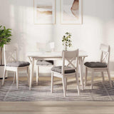 Vidaxl zitkussens 4 st stof taupe 40 x 40 x 12 cm