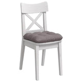 Vidaxl zitkussens 4 pcs taupe 40 x 40 x 12 cm stof