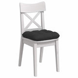 Vidaxl zitkussens 4 pcs zwart 40 x 40 cm microvezel stof