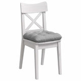 Vidaxl zitkussens 4 pcs wolkengrijs 45 x 45 x 12 cm stof