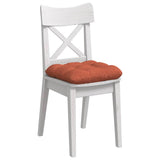 Vidaxl zitkussens 4 pcs rood-oranje 45 x 45 cm katoen stof