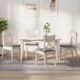 Vidaxl zitkussens 4 pcs taupe 40 x 40 x 3 cm stof