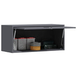 Vidaxl wandkast voor garage antraciet 80 x 33 x 35 cm