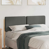 Vidaxl gestoffeerd hoofdbord bruin en licht grijs 120 cm