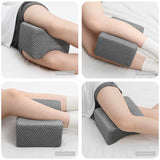 Vidaxl kniekussen éénkleurig grijs 26 x 21,5 x 15 cm polyester