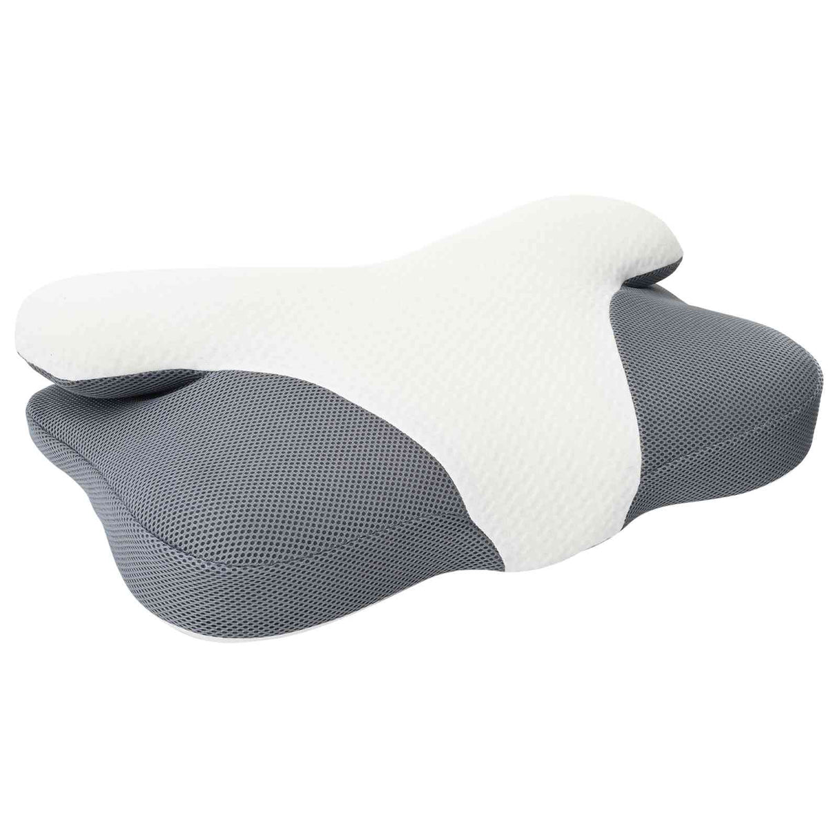Vidaxl halskussen met kussen wit 57 x 36 x 13 cm polyester