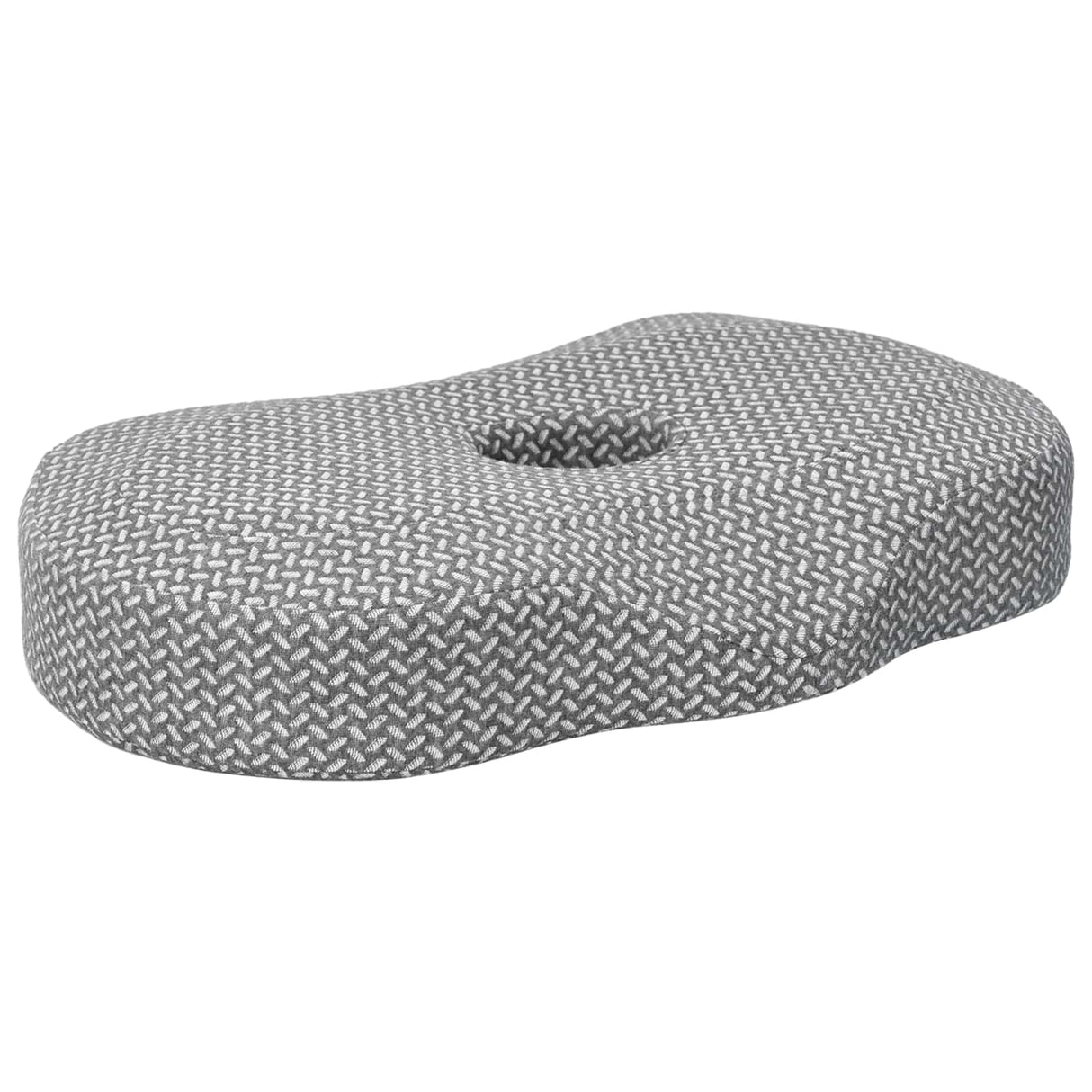 Vidaxl halskussen met kussen grijs 53 x 34,5 x 10,5 cm polyester