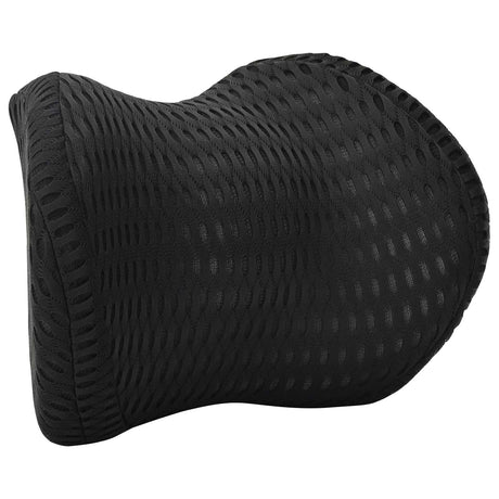 Vidaxl halskussen met kussen zwart 30,5 x 21,5 x 13 cm 4d mesh